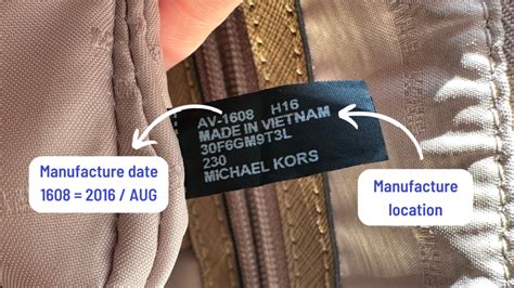 michael kors replacement letters|michael kors bag code.